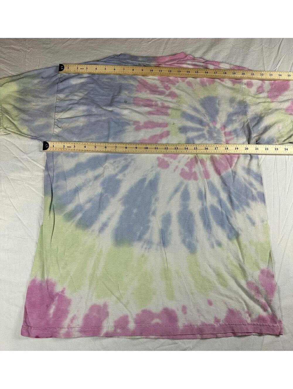 🌈🔥 Cheech & Chong Tie-Dye Graphic T-Shirt East L.A. Smoke It Out Multicolor L - Picture 5 of 6